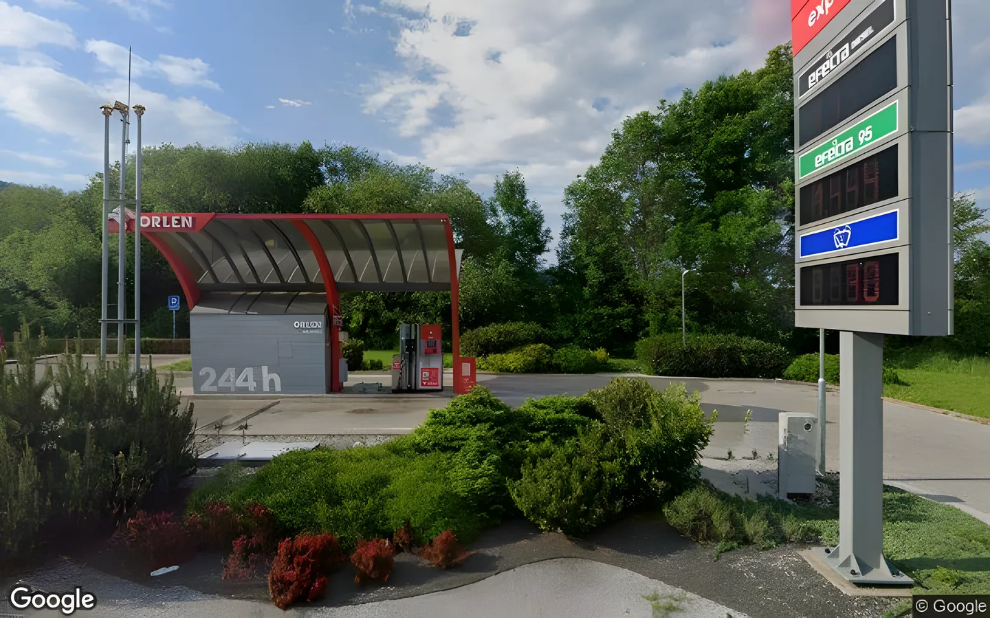 Orlen express Pernek, Cesta na jablonové
