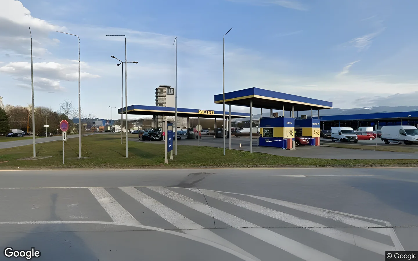 Metro - čerpacia stanica
